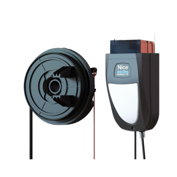 Transform Your Garage with the ET NICE DC Blue Absolute Roll-Up Garage Door Motor