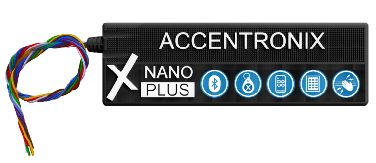 Accentronix Nano Plus LTE/4G access control unit with internal antenna and cloud-link receiver, featured for smart estate gate automation in Cape Town.