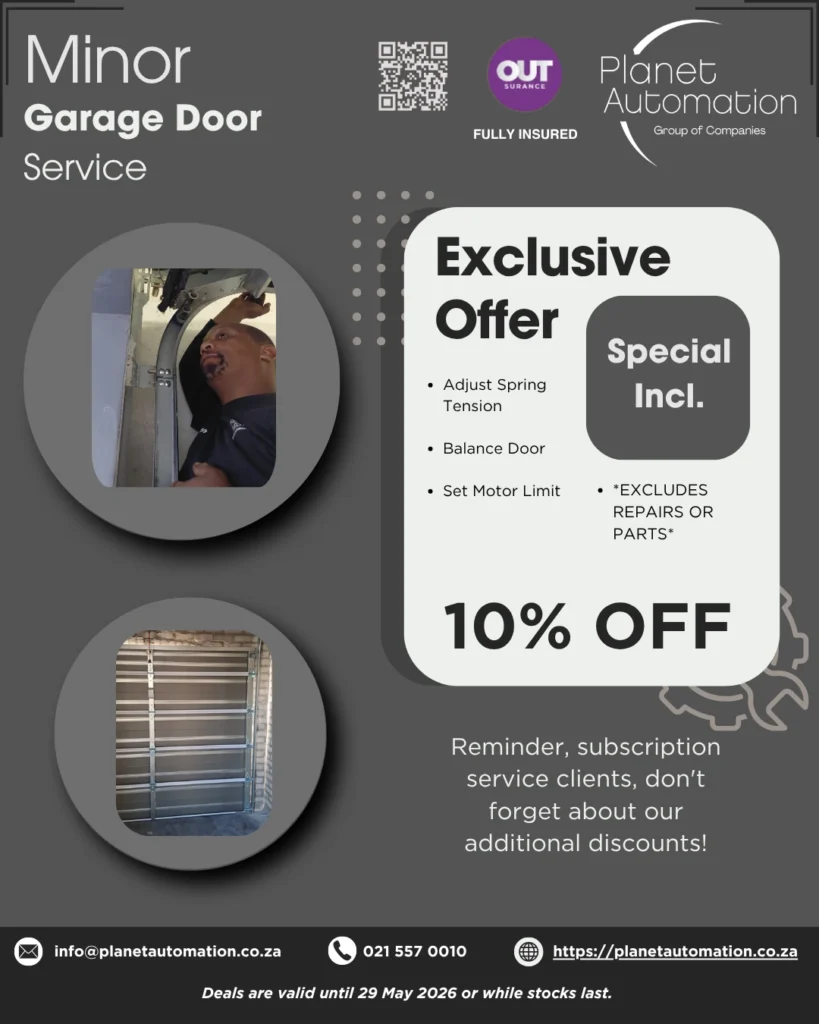 Get 10% off your garage door servicing this May